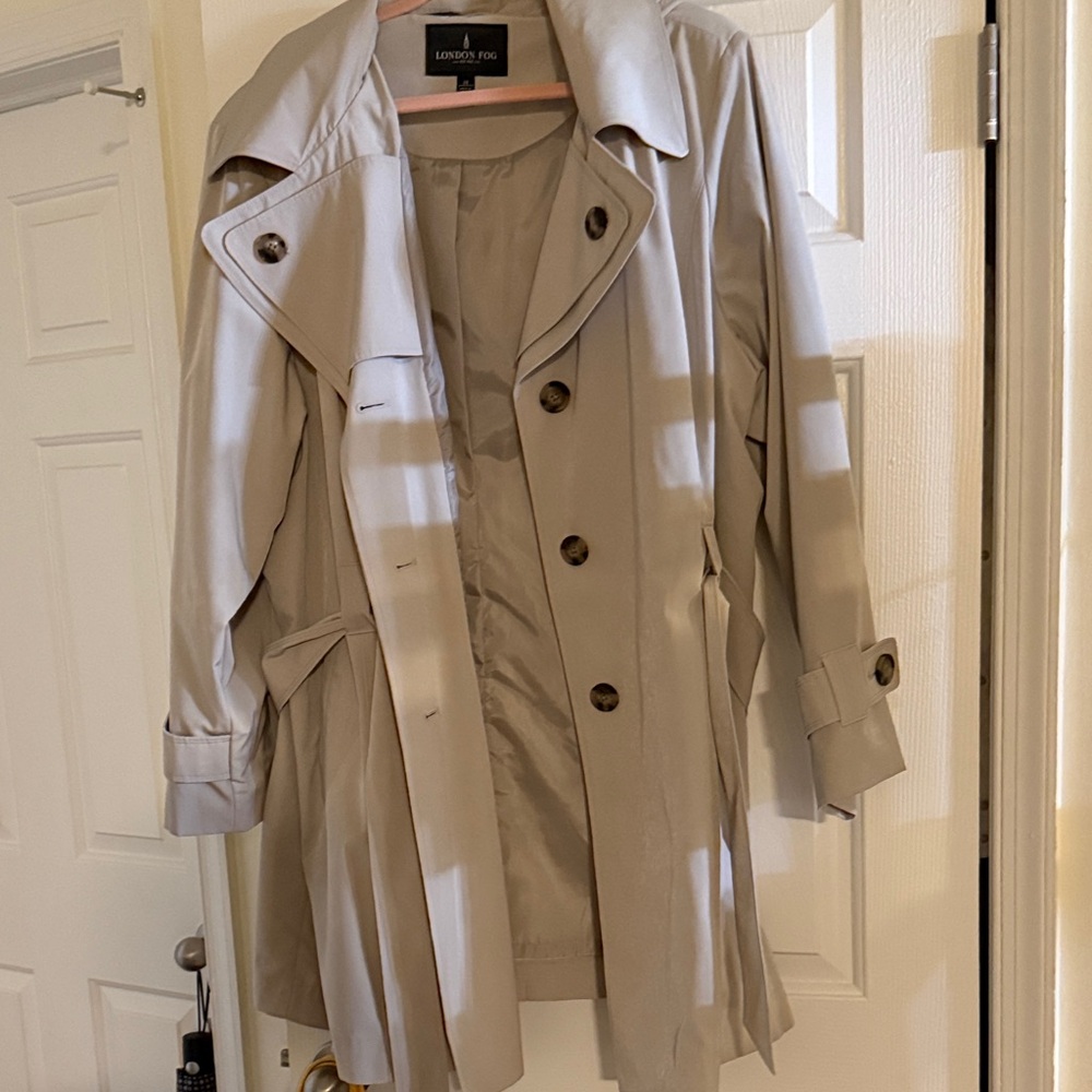 London Fog Classic Tan Trench Coat